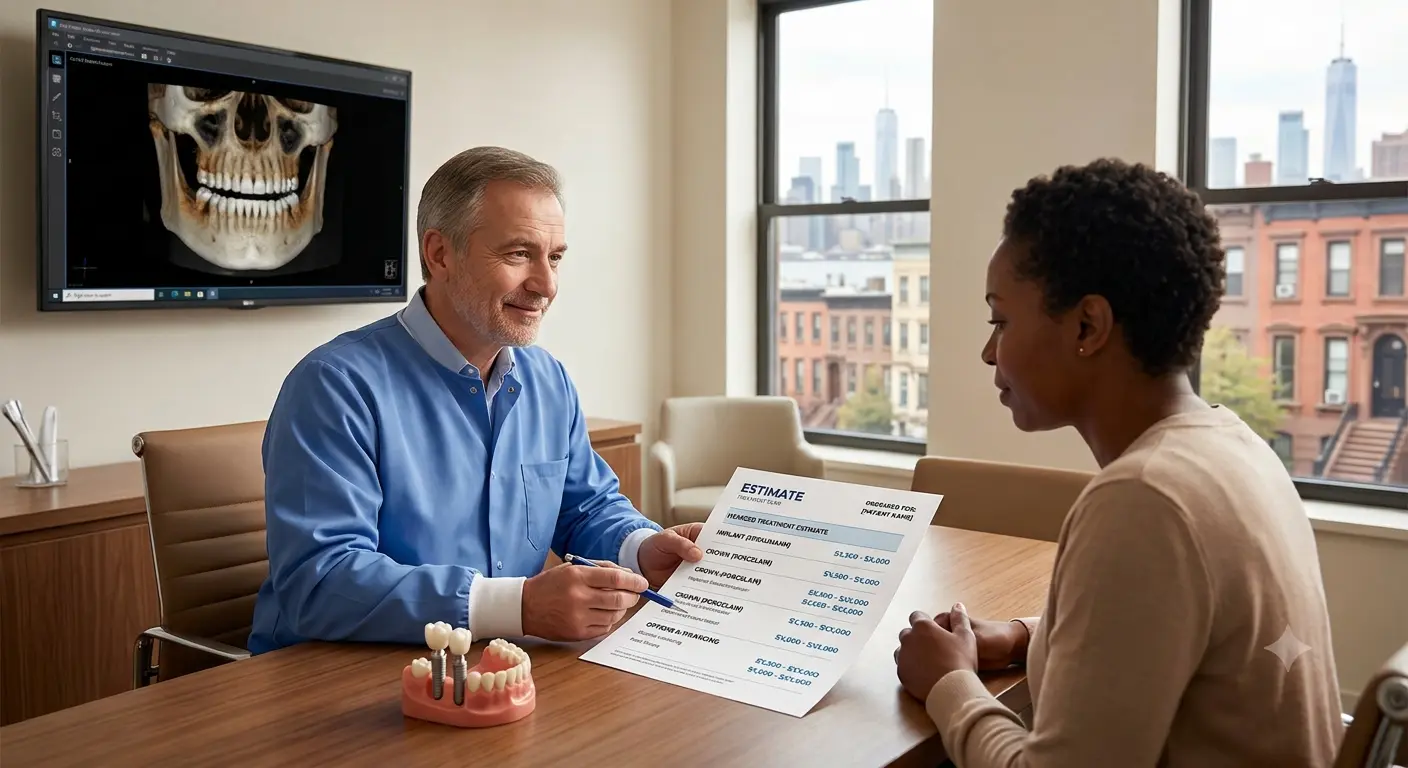 Dental implants cost breakdown for New York patients — Bright Smile Dental Brooklyn